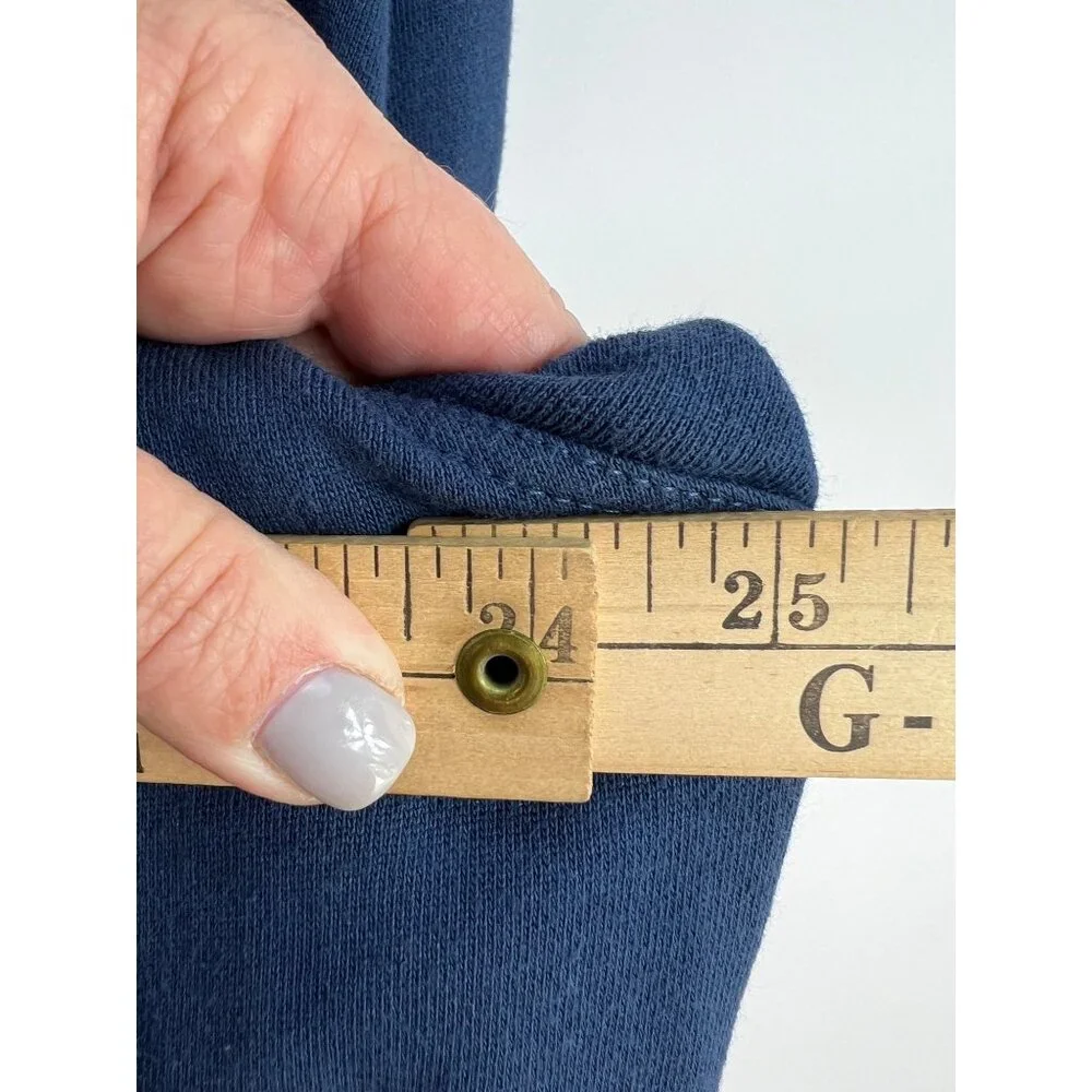 VTG NFL Patriots Logo Blue Crewneck Sweatshirt Mens Sz XL Y2K - Picture 4 of 8